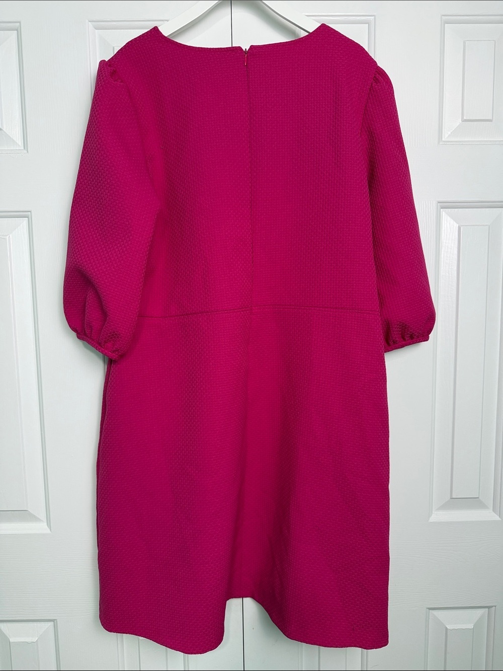 Lauren Ralph Lauren Balloon-Sleeve Dress Pink Dress with pockets size 18 - Picture 4 of 7